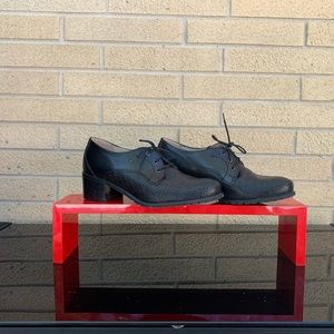 Black Leather European Loafers